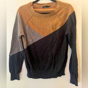 Prana Colorblock Wool Blend Sweater
